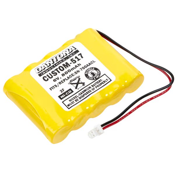 Custom Made Battery Pack, Dantona 5N-700AACL, Dantona, Mfr#: CUSTOM-517